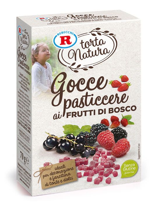 gocce frutti di bosco torta natura rebecchi