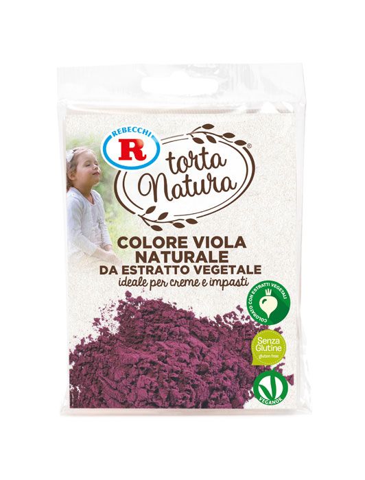 Colore viola naturale torta natura rebecchi