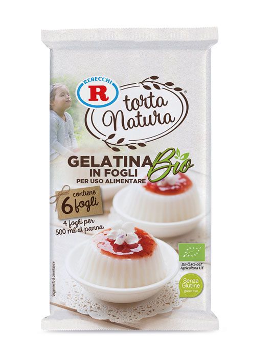 Gelatina in fogli Bio Torta Natura Rebecchi