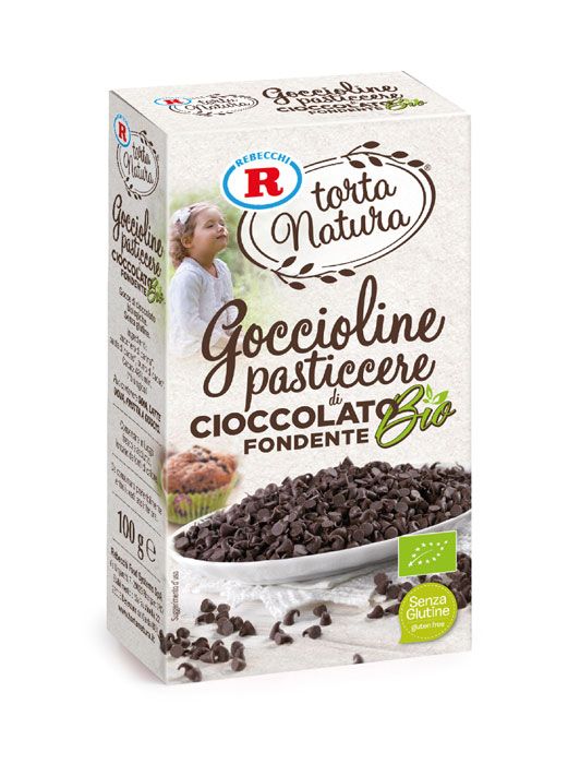 Goccioline di cioccolato fondente Torta Natura Rebecchi