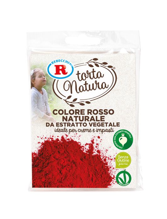 Colore rosso naturale torta natura rebecchi