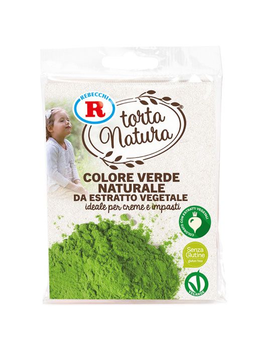 Colore verde naturale torta natura rebecchi