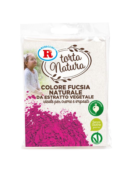 Colore fucsia naturale torta natura rebecchi